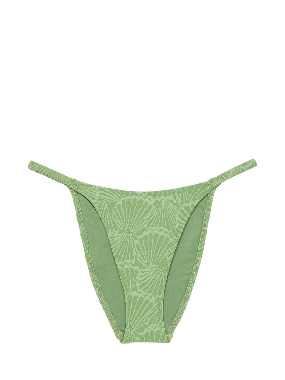 🌧️☀️Victoria's Secret Light Green Seashell-Pattern Bikini Bottom